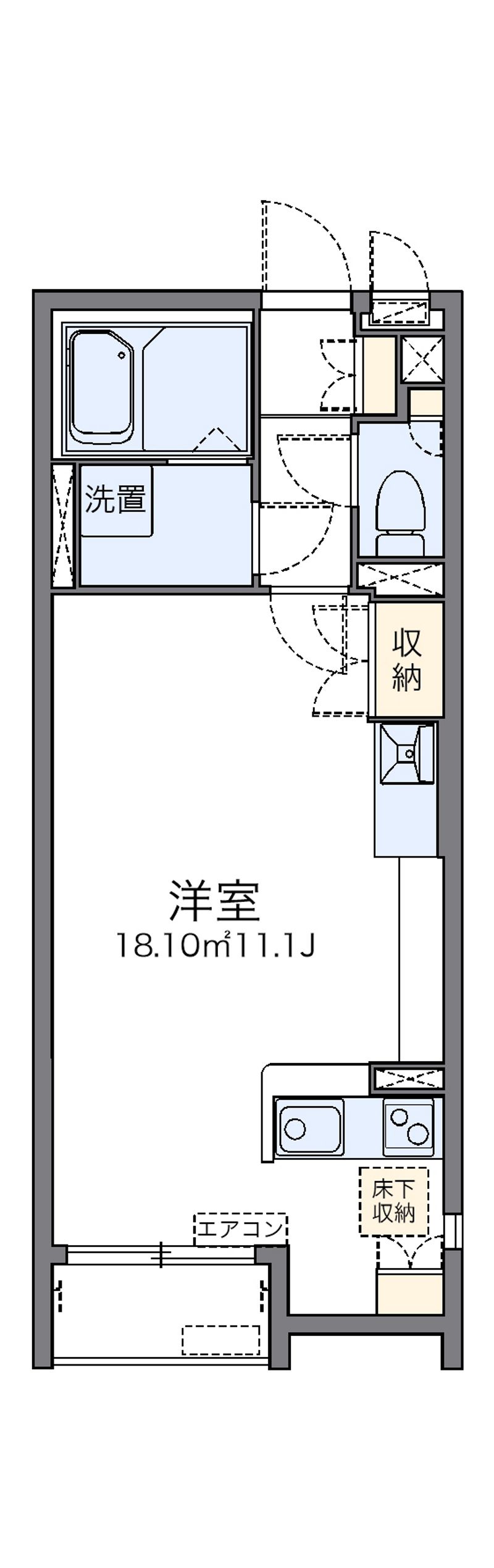 レオネクストディアグレイス宝塚 間取図