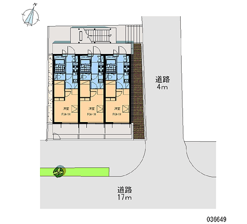 レオパレス王子 区画図