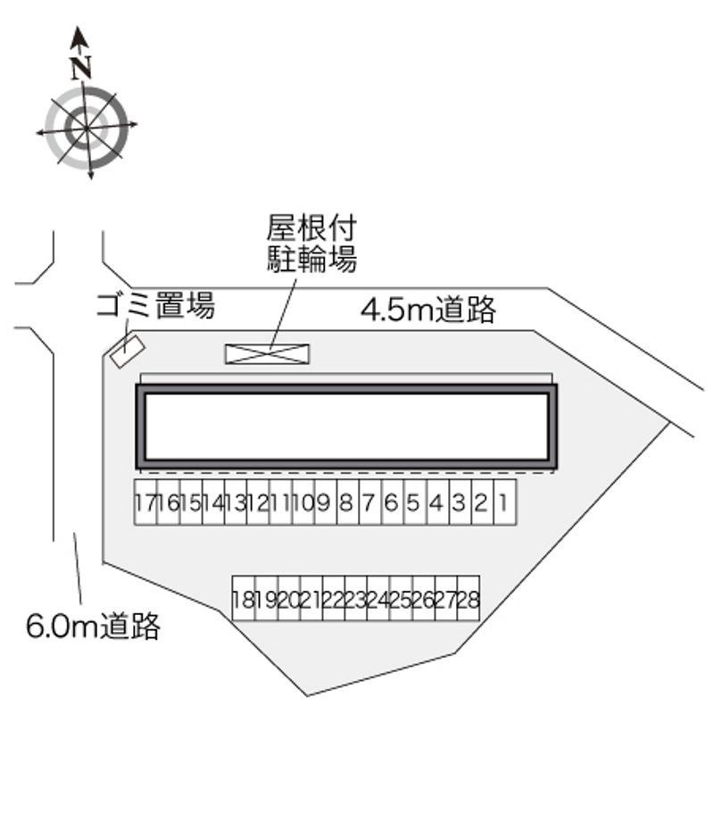 レオパレスＡＩＭ 配置図