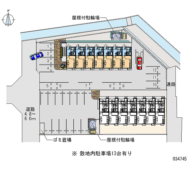 レオパレス天正寺サンシャイン 月極駐車場