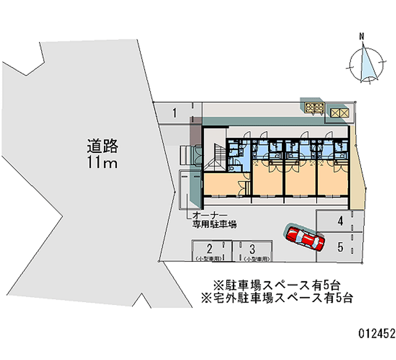 レオパレスマリン 月極駐車場