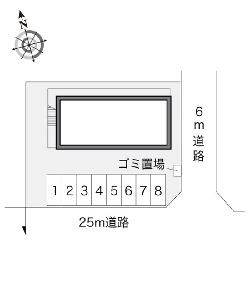 レオパレスＹ・Ｓ・Ａ 配置図