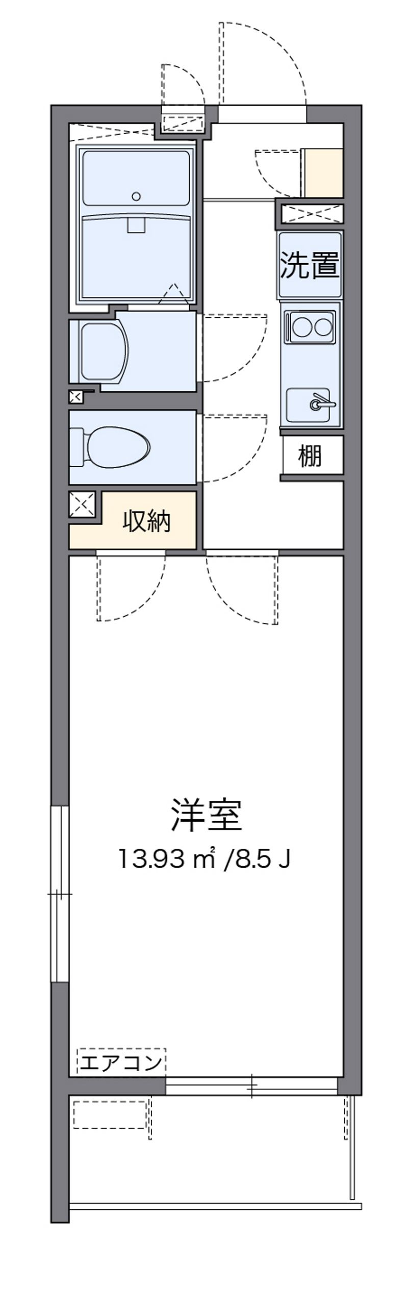 クレイノＬ　ＥＳＴＡＴＥ 間取り