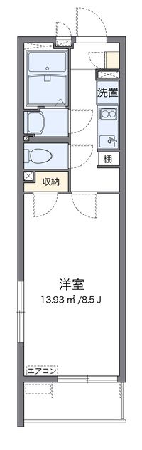 クレイノＬ　ＥＳＴＡＴＥ 間取り図