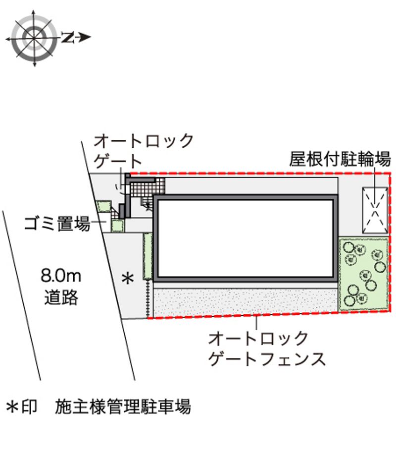 レオパレスクリムゾン矢口 配置図
