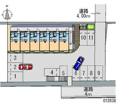 12038 Monthly parking lot