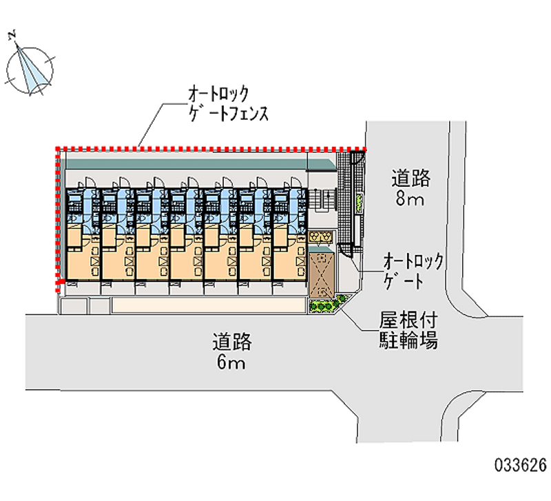 レオパレス皐月 区画図