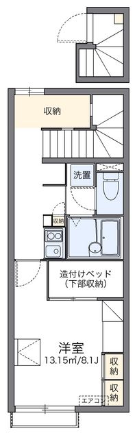 レオパレス新起 間取り図