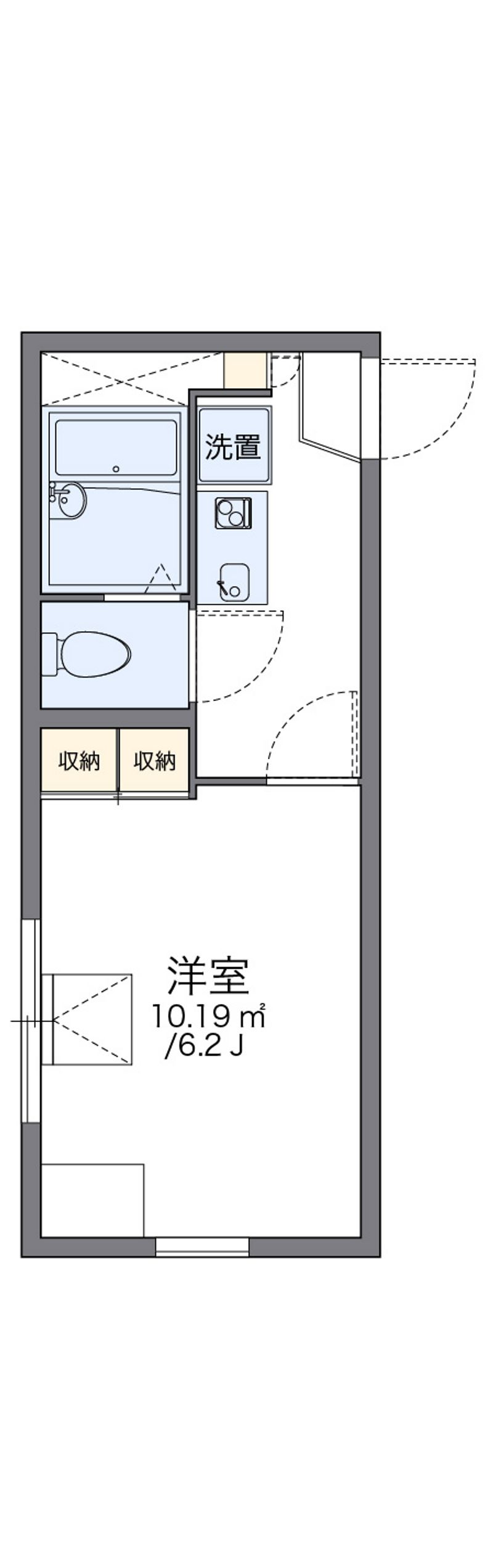 レオパレスラピスラズリ 間取図