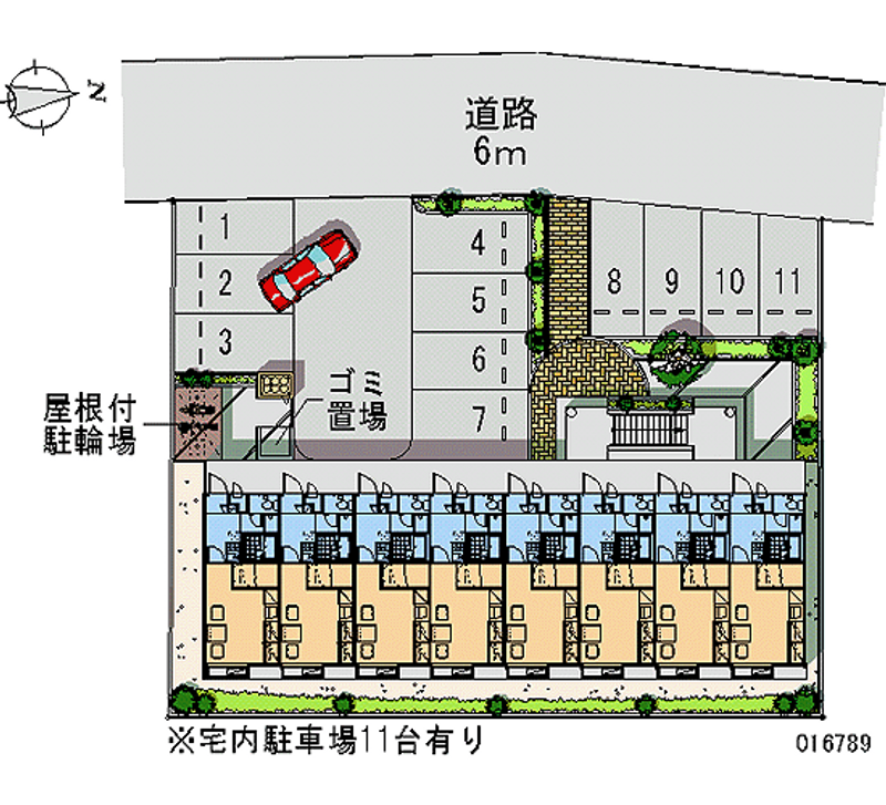 16789 bãi đậu xe hàng tháng