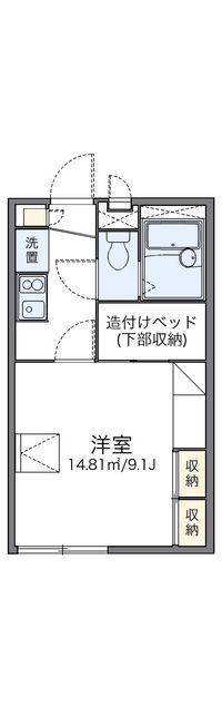 レオパレスコンフォール動橋 間取り図