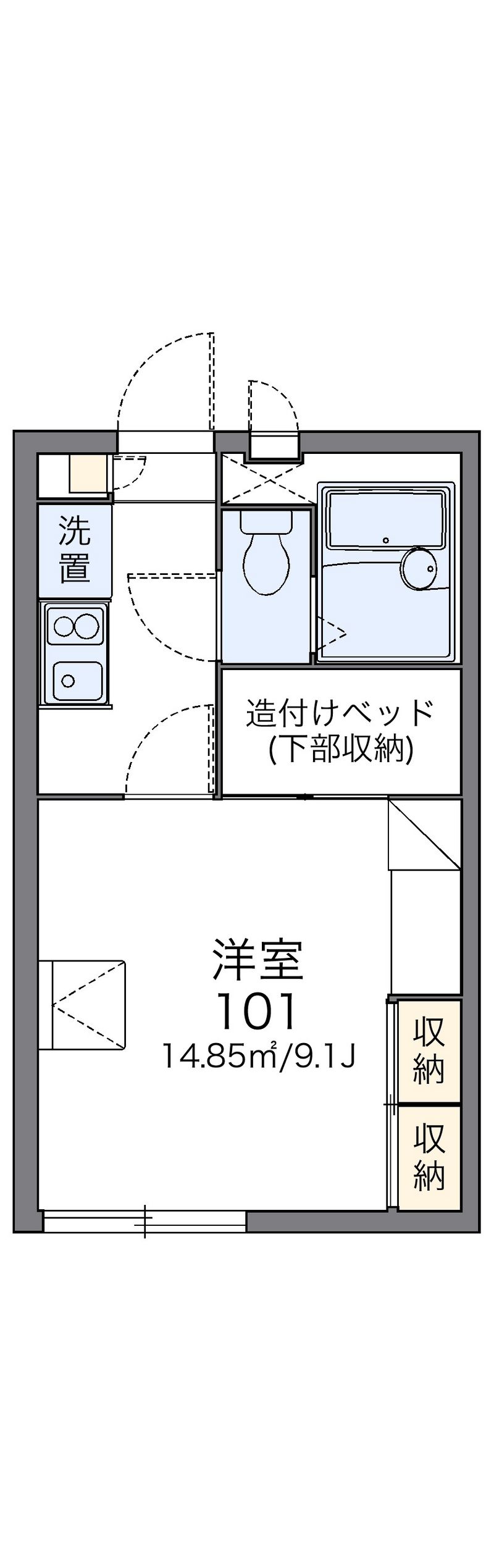 レオパレスＲｉｎｇｎｅ 間取図