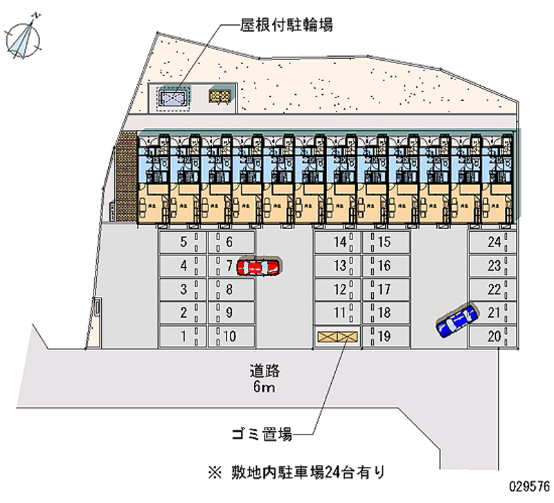 29576 Monthly parking lot