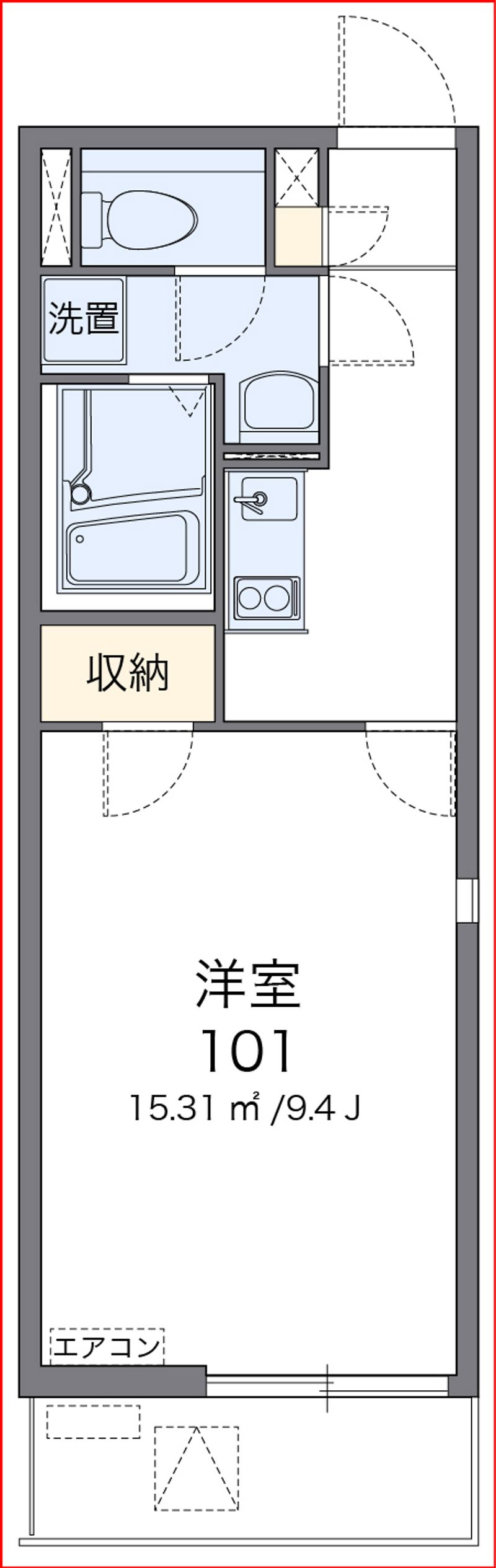 レオネクストアルストロメリア 間取図