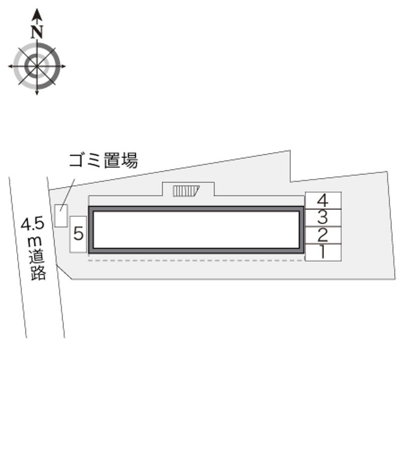 レオパレスエクセレンテ 配置図
