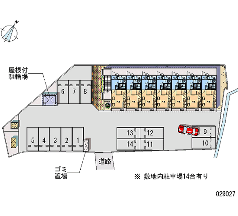 レオパレス敏 月極駐車場