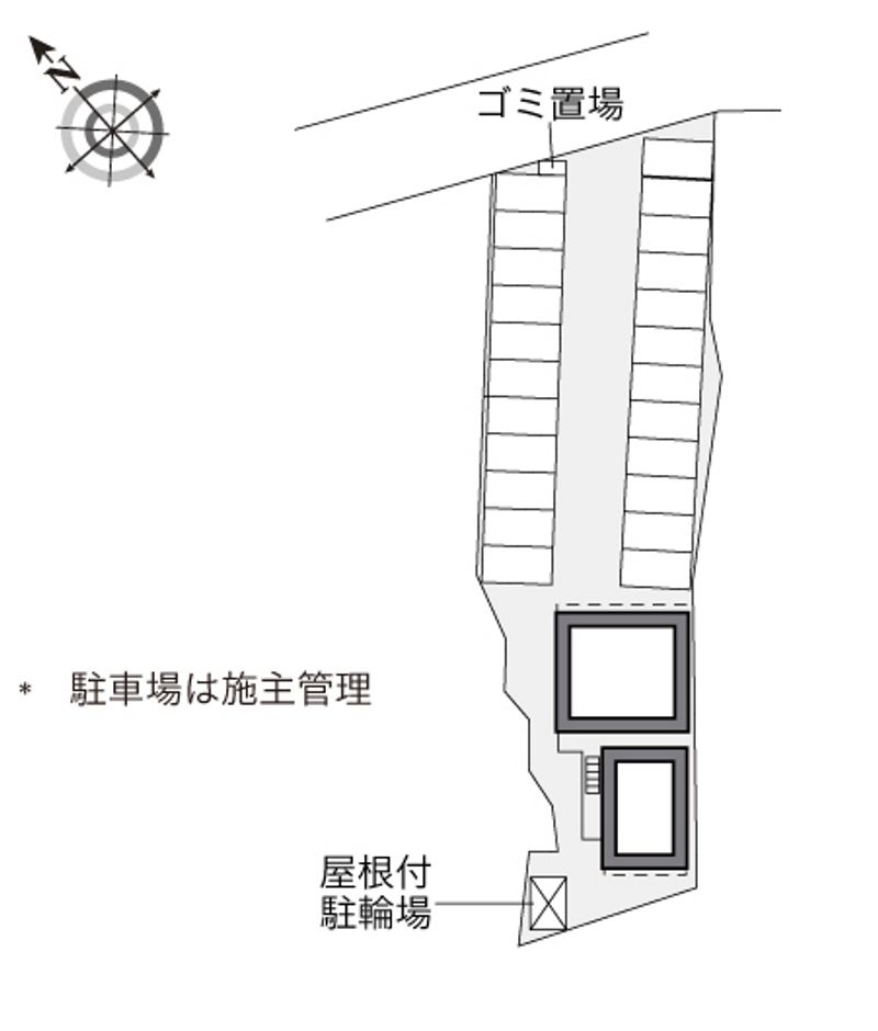 レオパレス清山 配置図