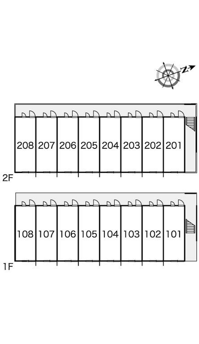 レオパレスＷｉｎｚ 間取り配置図