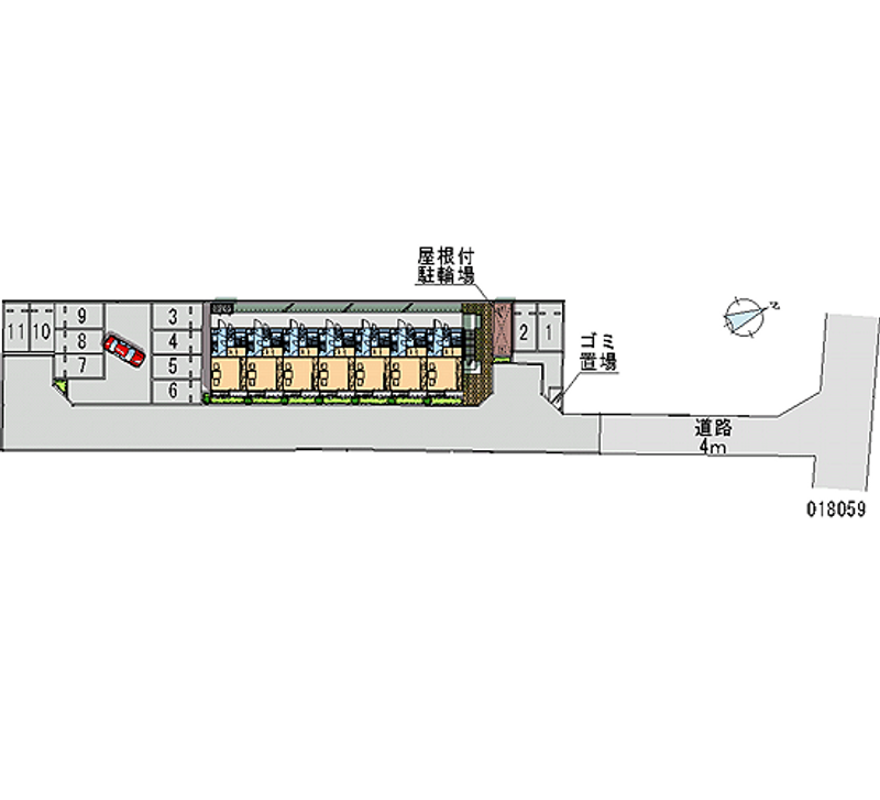 18059 Monthly parking lot