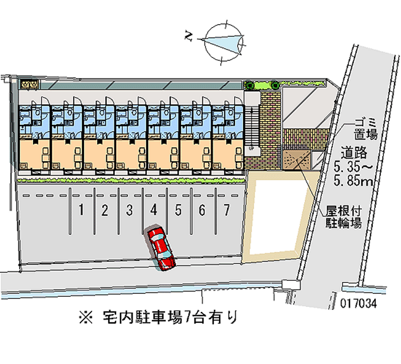 17034 Monthly parking lot