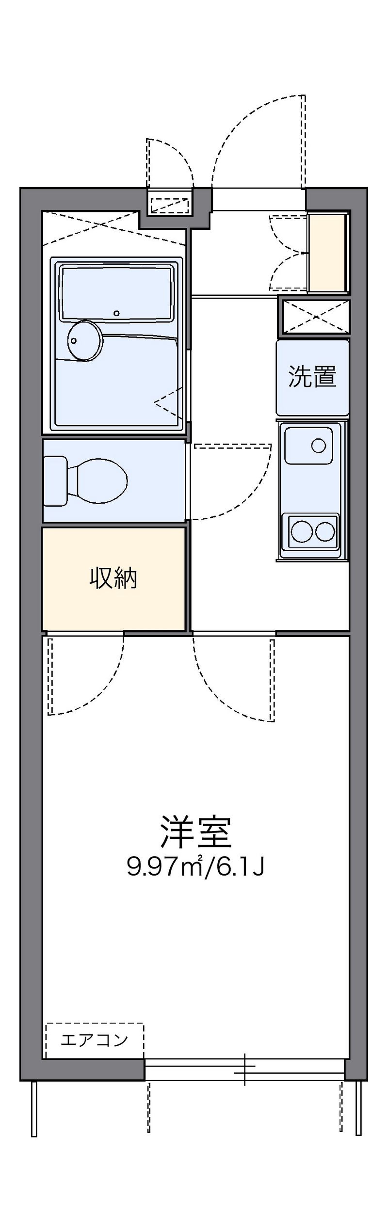 レオパレスＫＥＮ　Ⅰ 間取図