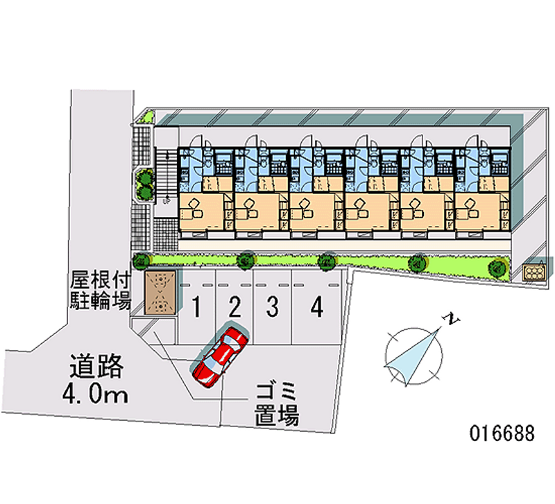 16688月租停車場