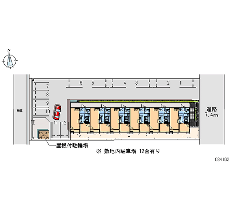 レオパレスフロート 月極駐車場