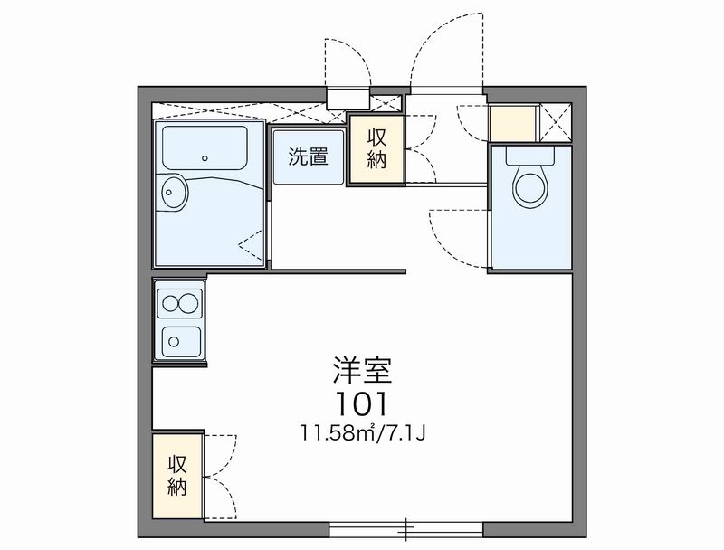 レオパレスエステート 間取図