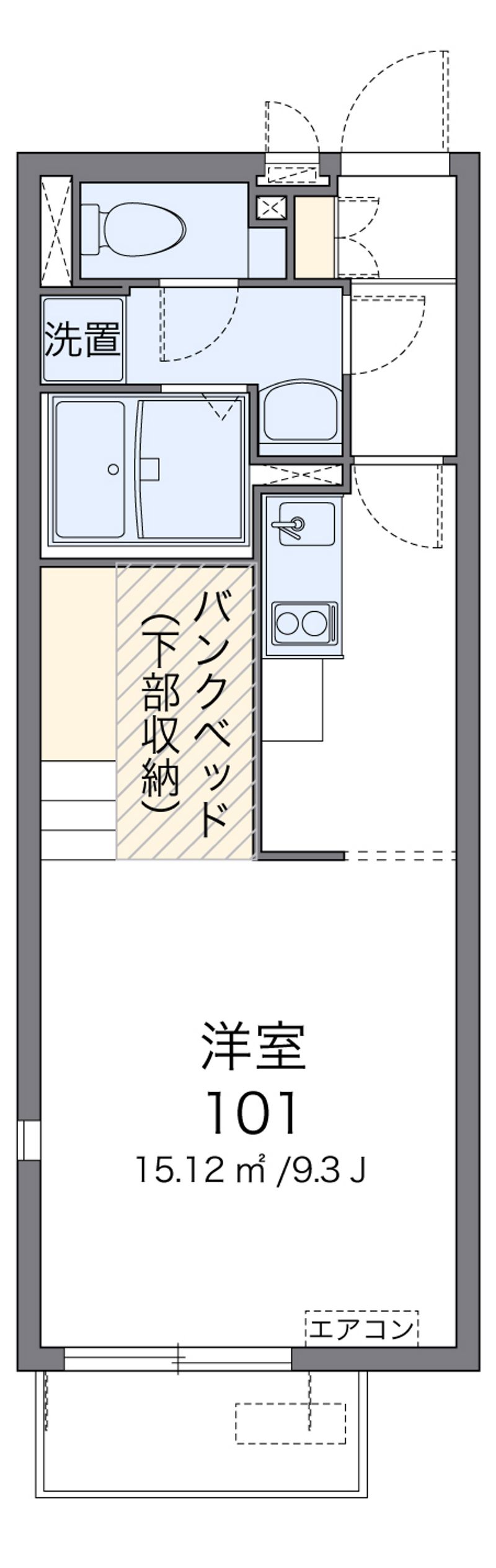 ミランダＭ・Ｉ 間取図