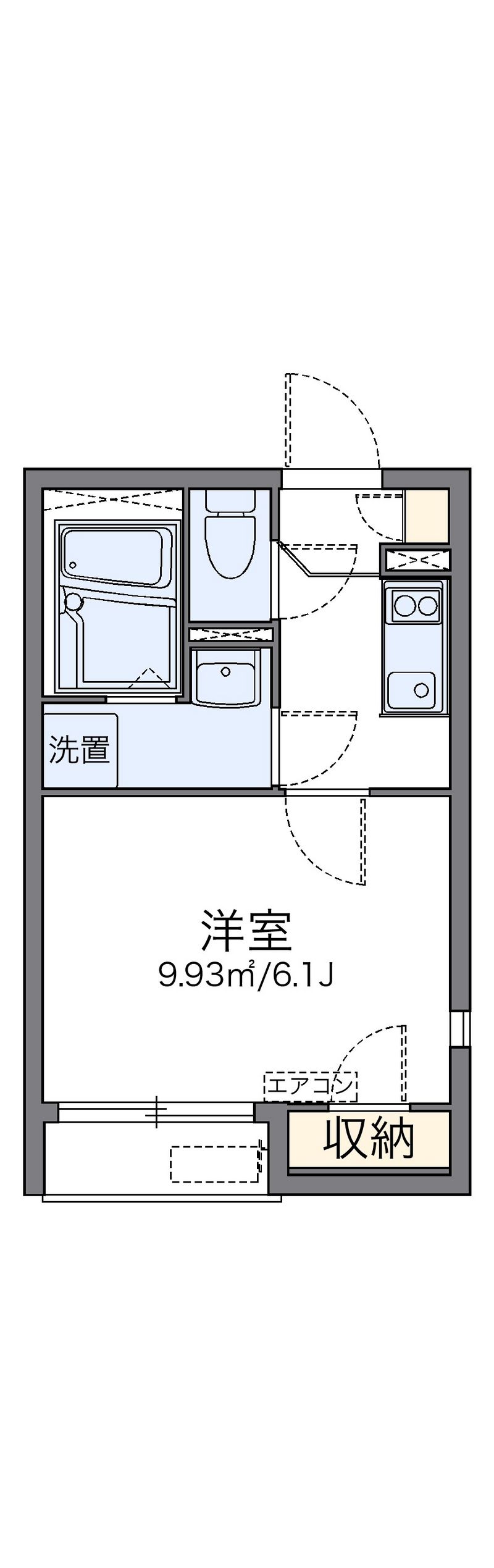 レオネクストＹＯＫＥＰＡＬＡＣＥ２ 間取図
