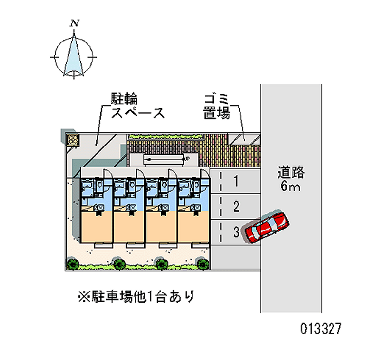 13327 Monthly parking lot