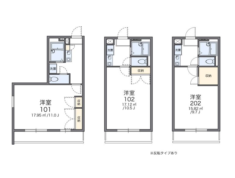 レオパレスラーク 間取図