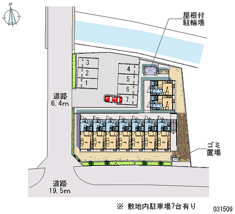 レオパレス花椿 月極駐車場