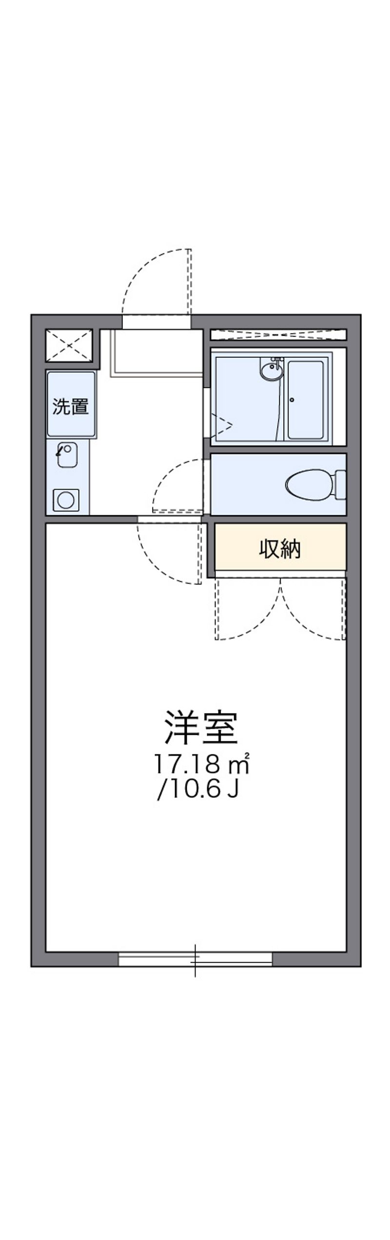レオパレスＳＡＢＡ−Ⅰ 間取図
