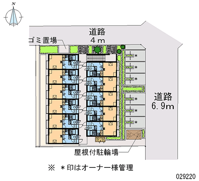 レオパレスバロンドール 区画図