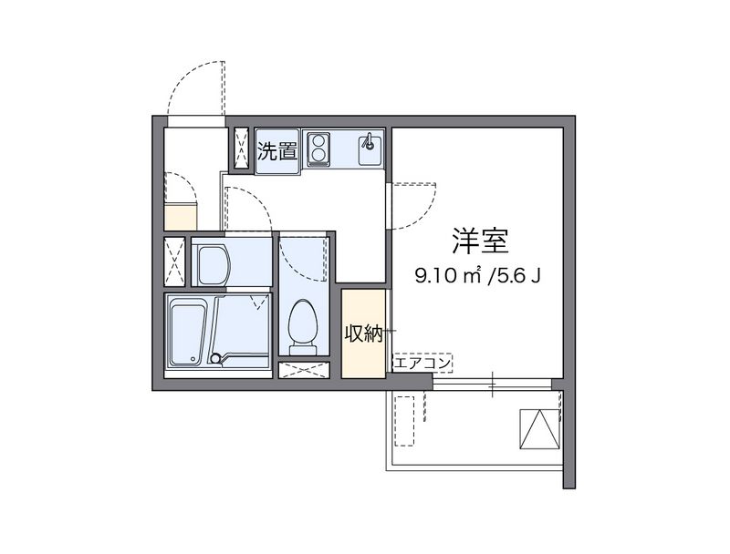 クレイノシャ　ブラン　プティ 間取り