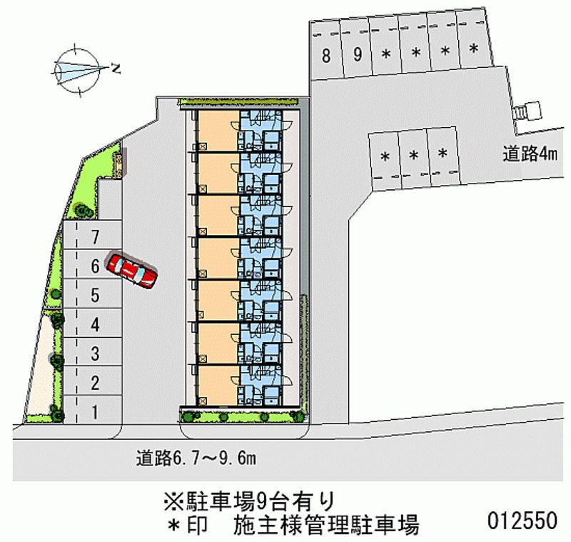 レオパレスセゴビア 月極駐車場