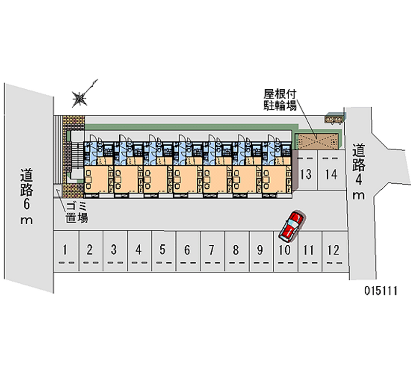 15111 Monthly parking lot