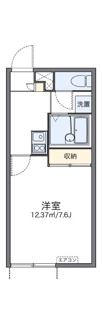 レオパレスエスポワール　鹿島 間取り図