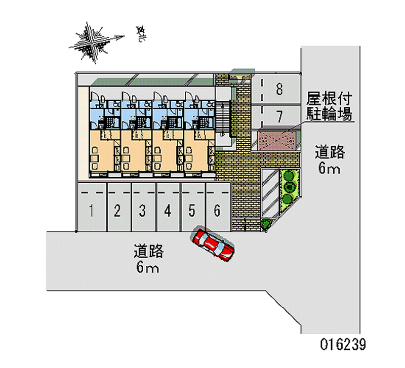 レオパレスラ　トゥール 月極駐車場