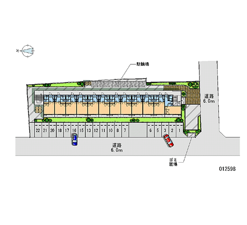 12598 Monthly parking lot