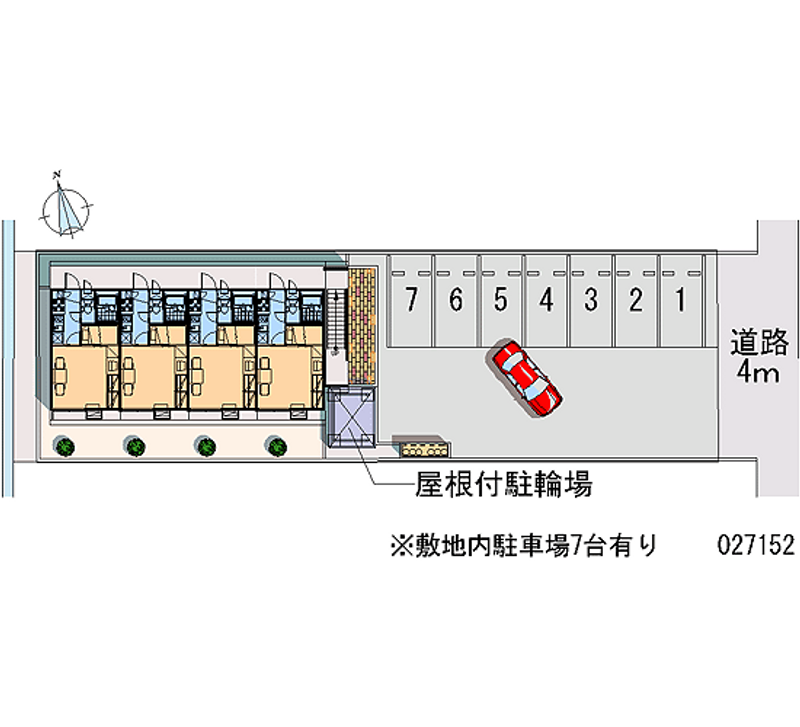 レオパレスシャンテ 月極駐車場