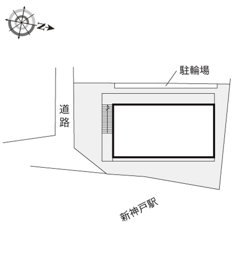 レオパレス北野坂 配置図
