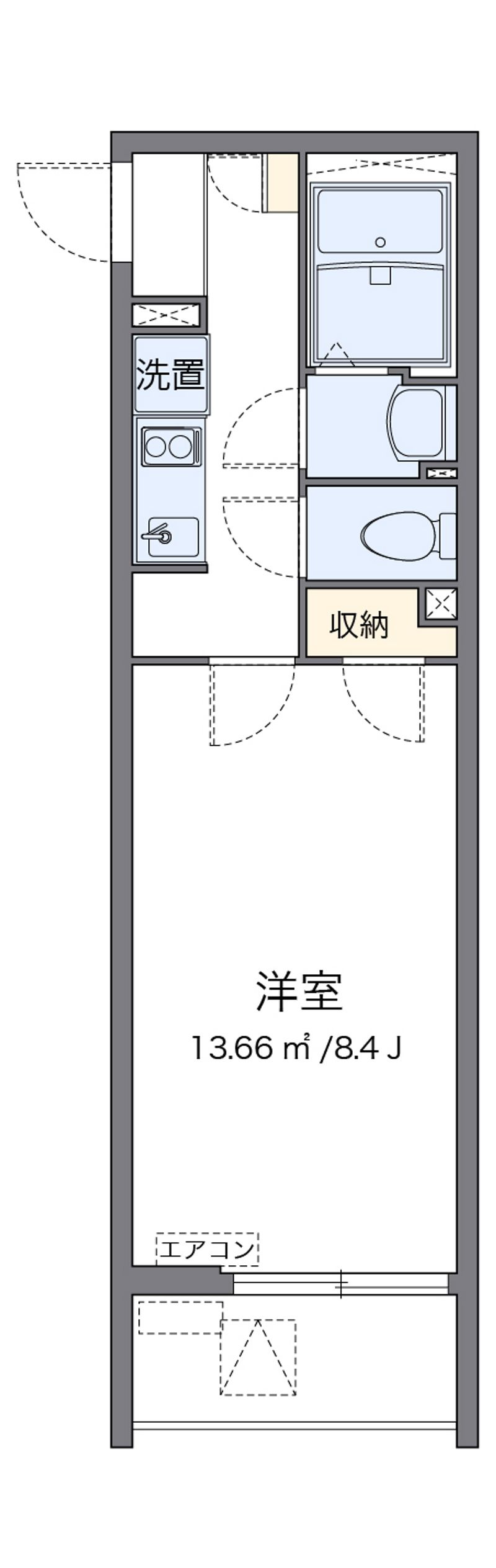 クレイノルナ　ルミエール三郷 間取図