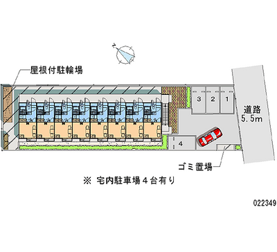 22349 Monthly parking lot