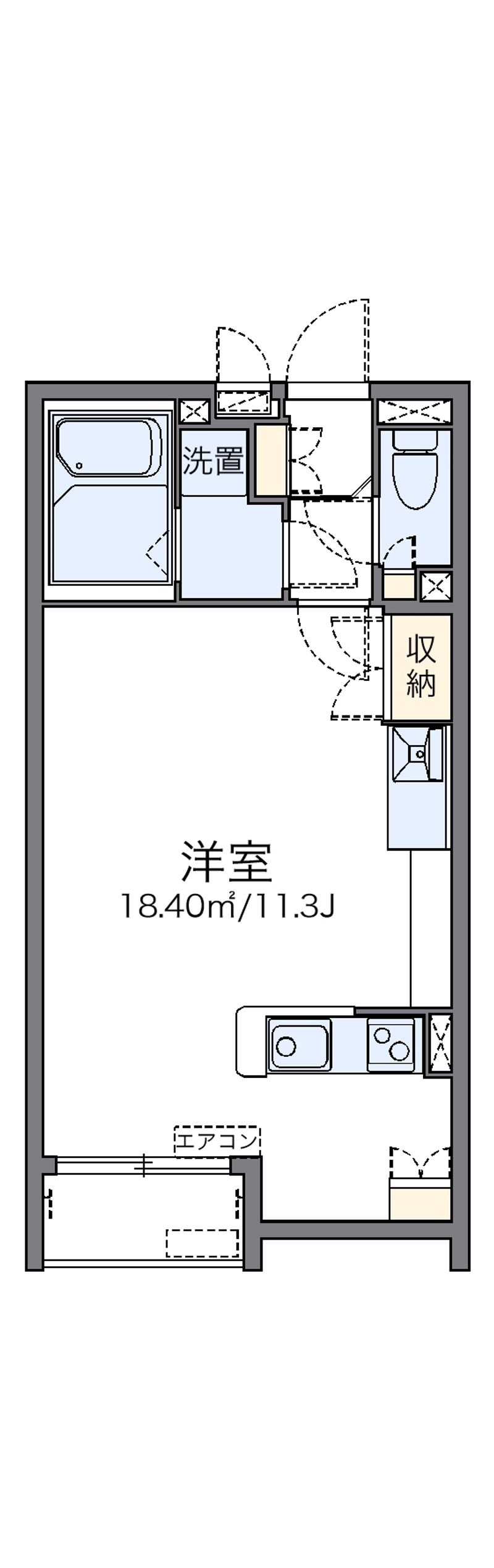 レオネクストグランビュー清水山 間取図