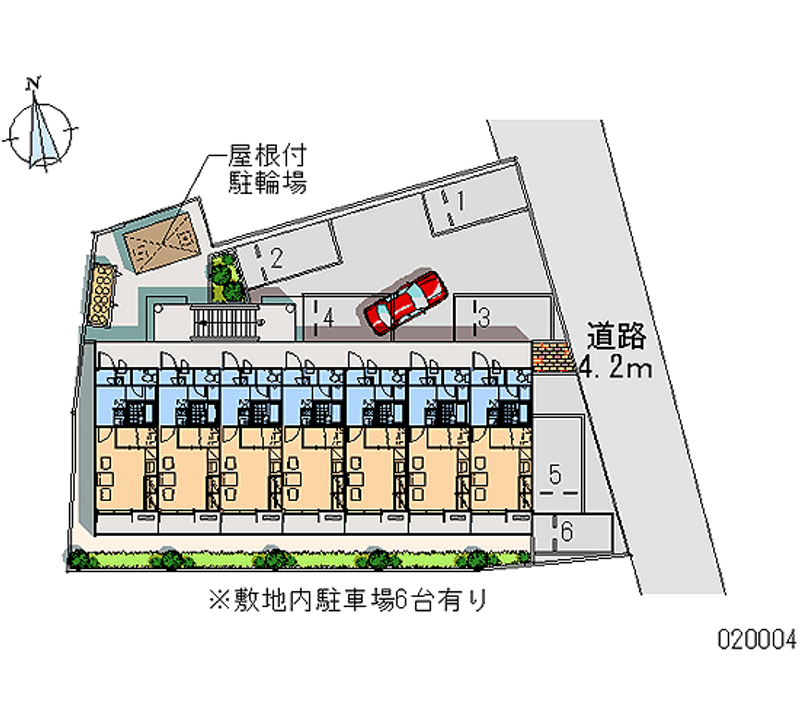 レオパレス柳堀町 月極駐車場