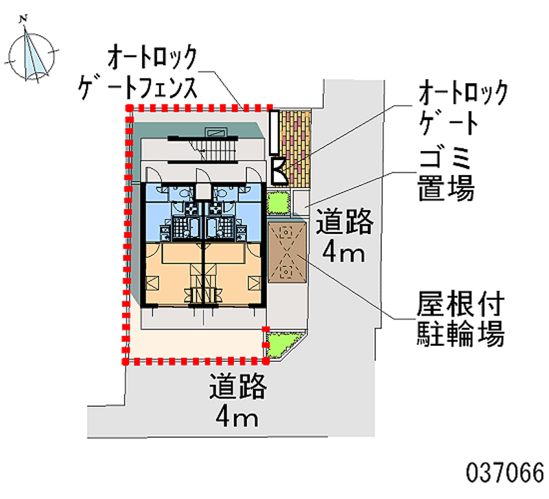 レオパレス高円寺南 区画図