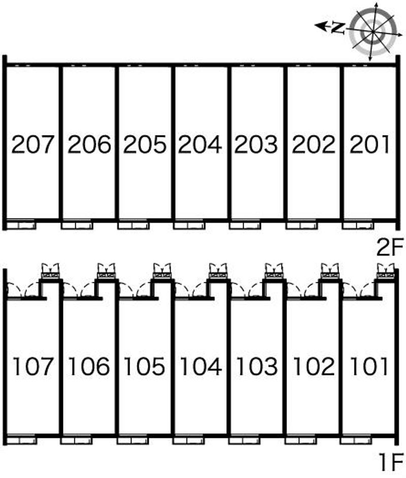 レオネクストロワジール 間取り配置図