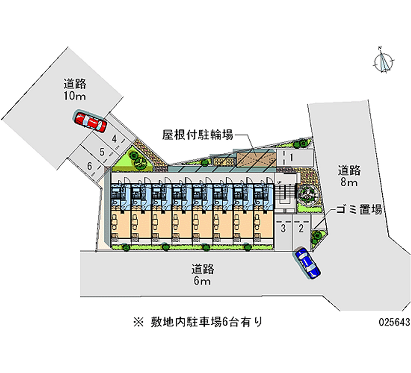 レオパレス清水 区画図